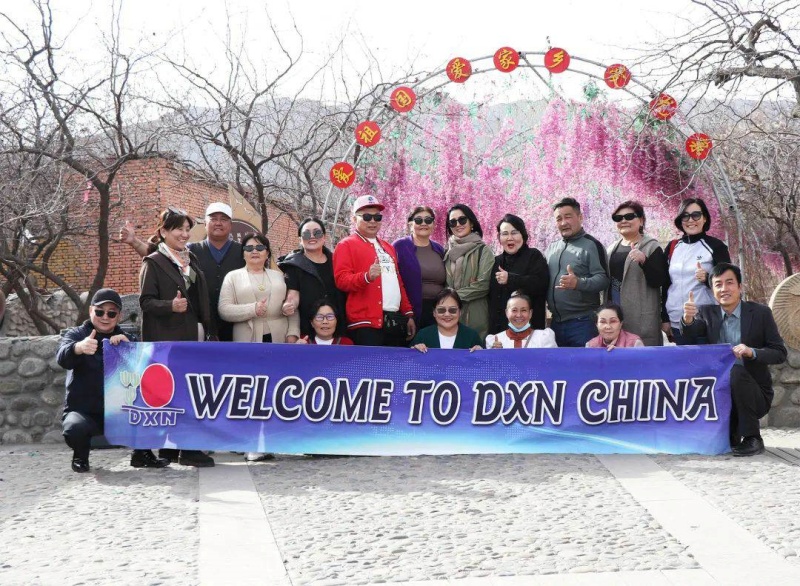 DXN Mongolia Top Leaders Visit to China factory and office